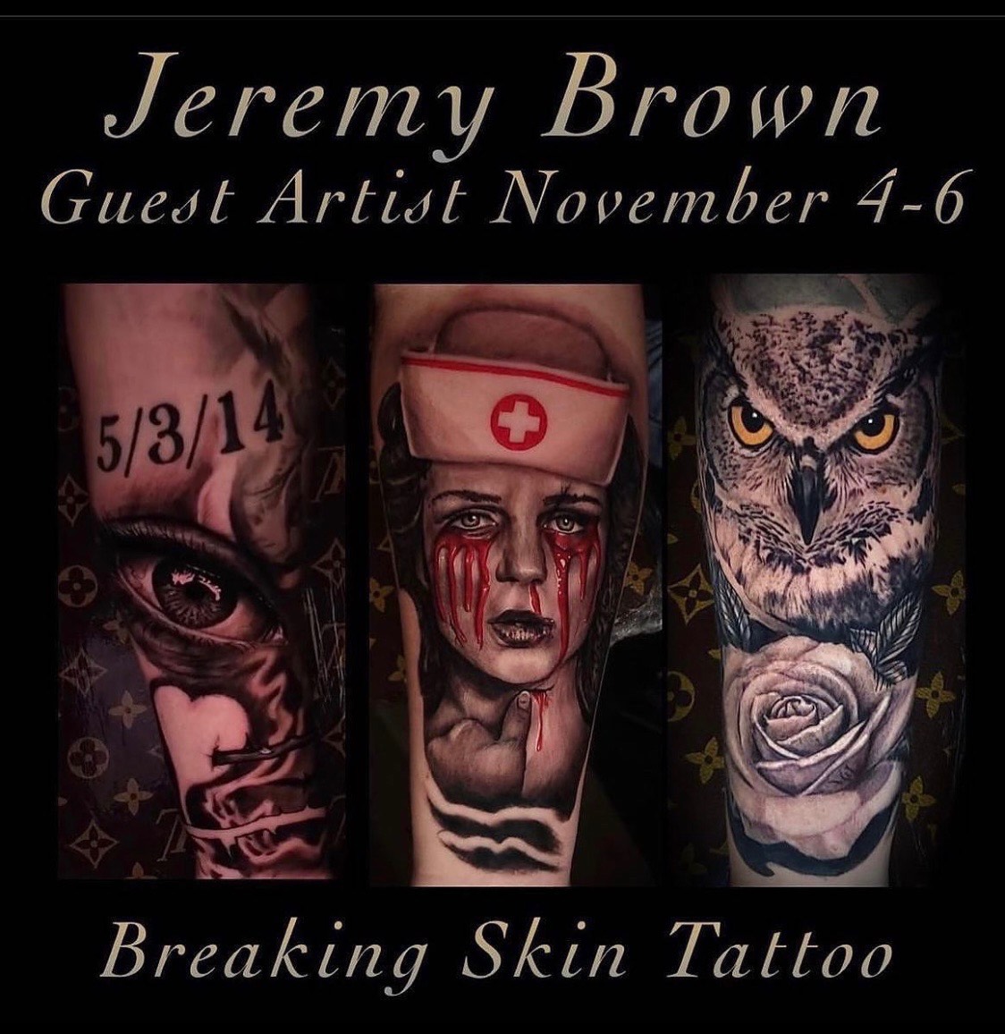 Guest Artists 2021 - Breaking Skin Tattoo