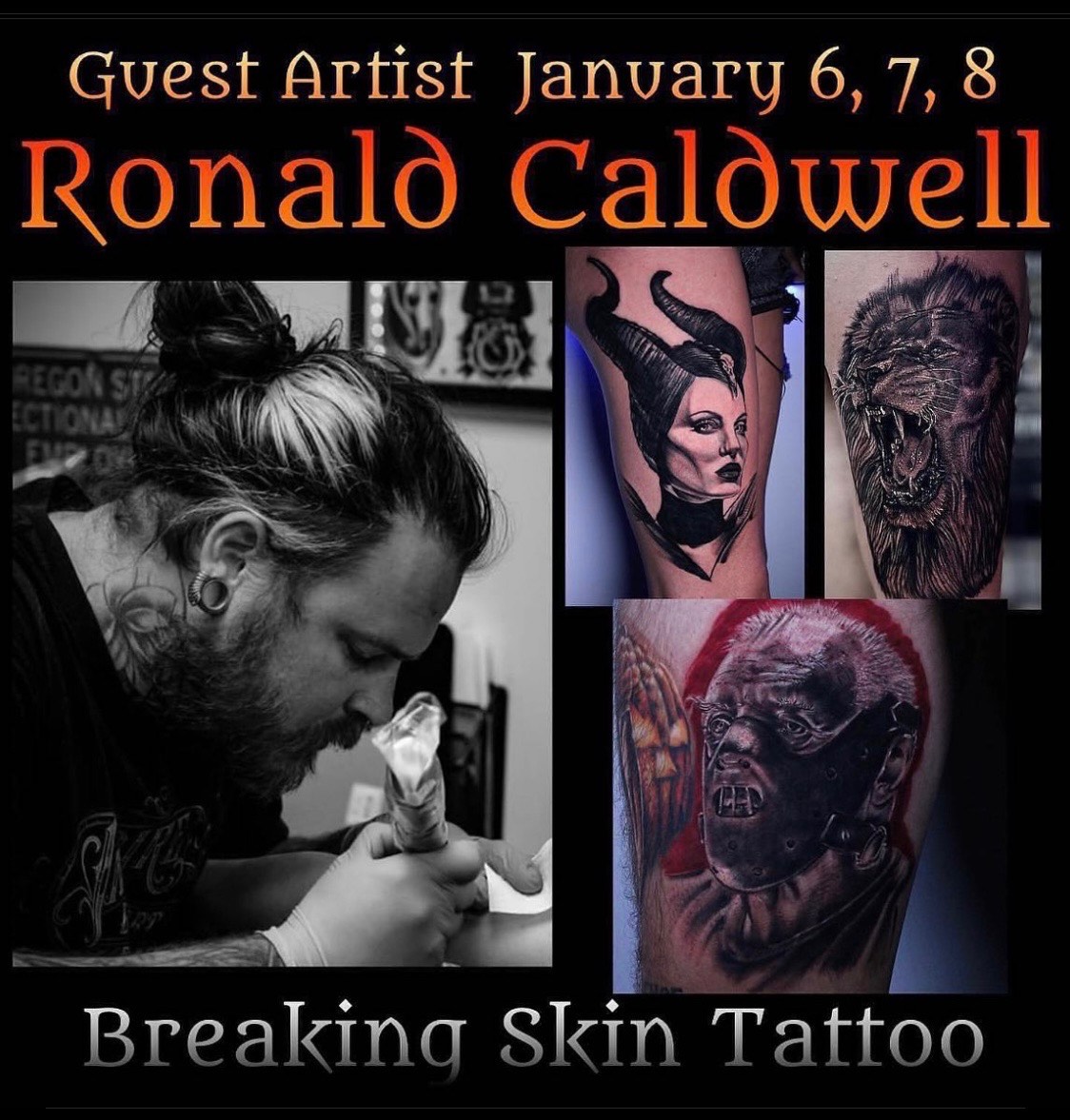 Guest Artists 2022 - Breaking Skin Tattoo